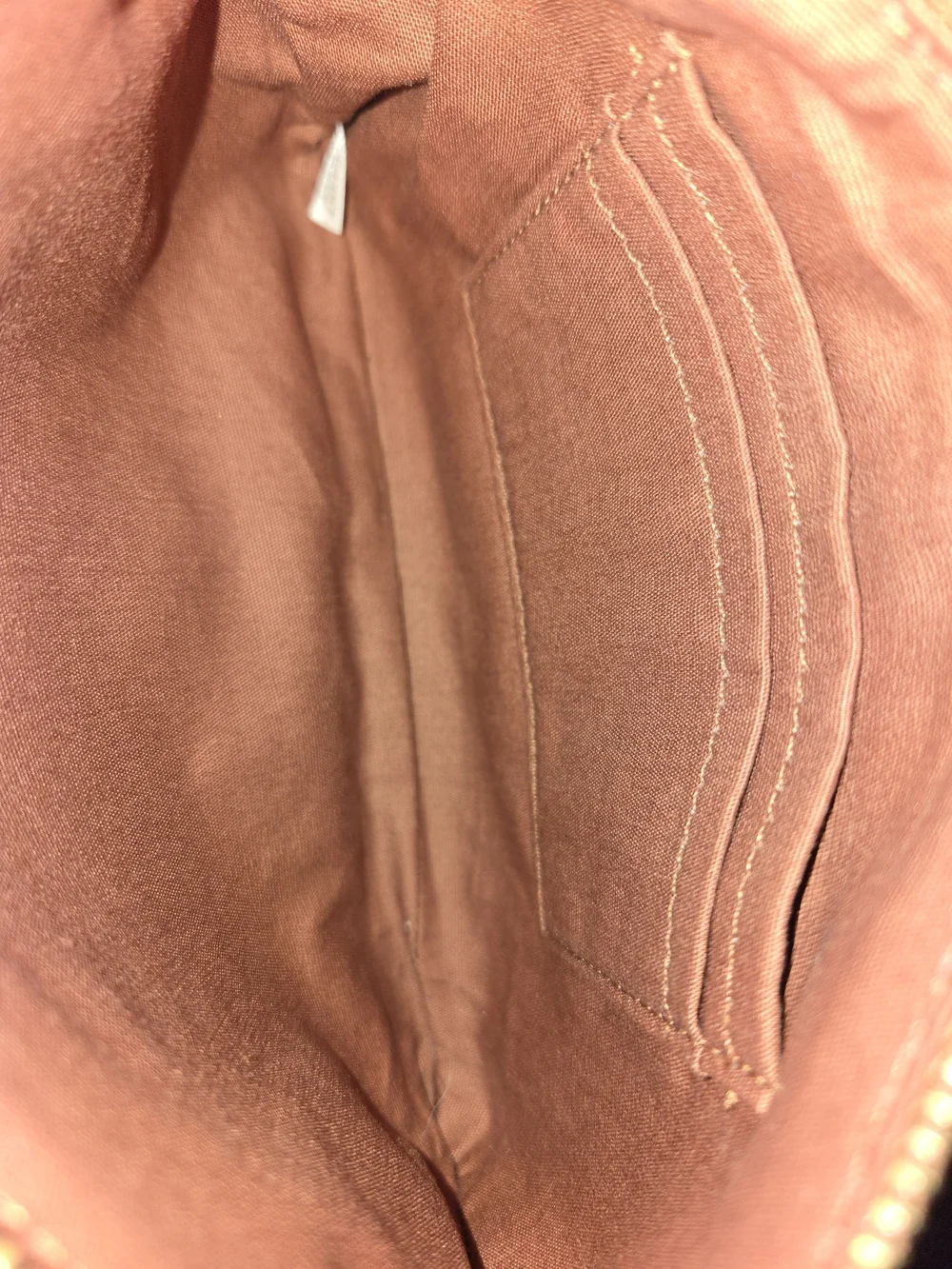 Coach Rainbow Signature Canvas Wristlet - Tan Trim EUC
